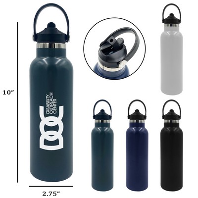Boreal 20 oz. Vacuum Stainless Steel Water Bottle