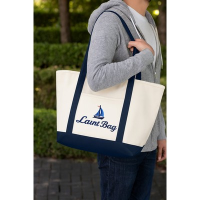 24 Oz.LARGE YACHT CLUB BOAT TOTE-24"W x 15"H x 7"
