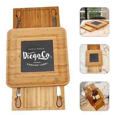 Sustainably Bamboo Cheese Board Set